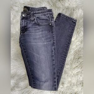 Express Women's Dark Gray Skinny Jeans